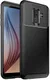 Samsung Galaxy A6 Plus Siliconen Carbon Hoesje Zwart afbeelding 1