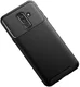 Samsung Galaxy A6 Plus Siliconen Carbon Hoesje Zwart afbeelding 6