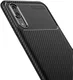 Huawei P20 Siliconen Carbon Hoesje Zwart afbeelding 5