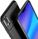 Huawei P20 Lite Siliconen Carbon Hoesje Zwart afbeelding 5