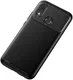 Huawei P20 Lite Siliconen Carbon Hoesje Zwart afbeelding 9
