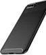 Huawei Y6 2018 Siliconen Carbon Hoesje Zwart afbeelding 11