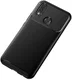 Huawei P Smart Plus Siliconen Carbon Hoesje Zwart afbeelding 13