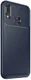 Huawei P Smart Plus Siliconen Carbon Hoesje Blauw afbeelding 2