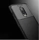 OnePlus 6T Siliconen Carbon Hoesje Zwart afbeelding 5