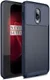 OnePlus 6T Siliconen Carbon Hoesje Blauw afbeelding 1