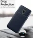 OnePlus 6T Siliconen Carbon Hoesje Blauw afbeelding 2
