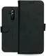 Rosso Deluxe Huawei Mate 20 Lite Hoesje Echt Leer Book Case Zwart afbeelding 13