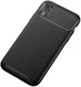 Apple iPhone XR Siliconen Carbon Hoesje Zwart afbeelding 11