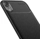 Apple iPhone XR Siliconen Carbon Hoesje Zwart afbeelding 8