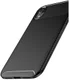 Apple iPhone XR Siliconen Carbon Hoesje Zwart afbeelding 10