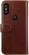 Rosso Element Motorola One Hoesje Book Cover Bruin afbeelding 5