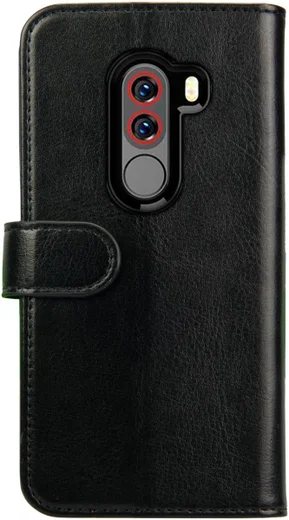 Rosso Element Xiaomi Pocophone F1 Hoesje Book Cover Zwart afbeelding 4