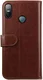 Rosso Element HTC U12 Life Hoesje Book Cover Bruin afbeelding 4