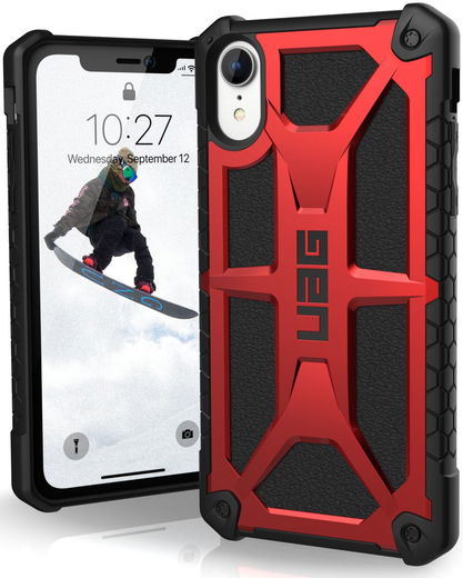 Urban Armor Gear Monarch Hoesje Apple iPhone XR Crimson afbeelding 1