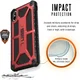 Urban Armor Gear Monarch Hoesje Apple iPhone XS Max Crimson afbeelding 7
