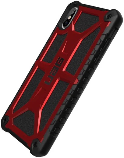 Urban Armor Gear Monarch Hoesje Apple iPhone XS Max Crimson afbeelding 9