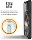 Urban Armor Gear Monarch Hoesje Apple iPhone XS Max Zwart Carbon Fiber afbeelding 7