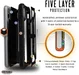 Urban Armor Gear Monarch Hoesje Apple iPhone XS Max Zwart Carbon Fiber afbeelding 4