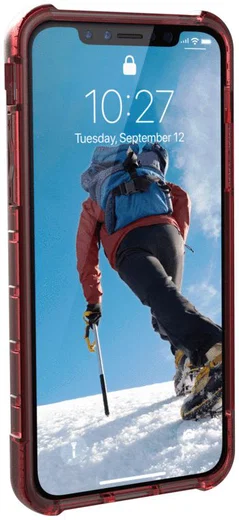 Urban Armor Gear Plyo Hoesje Apple iPhone XR Hoesje Rood afbeelding 5