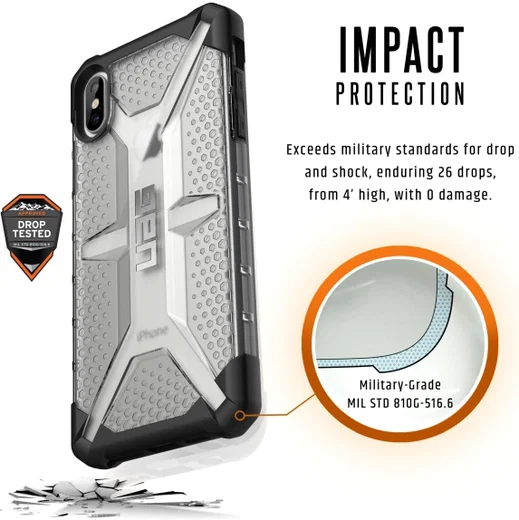 Urban Armor Gear Plasma Hoesje Apple iPhone XS Max Ice afbeelding 7