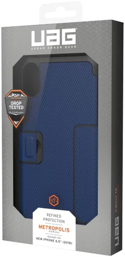 Urban Armor Gear UAG Metropolis Hoesje Apple iPhone XS Max Cobalt afbeelding 23