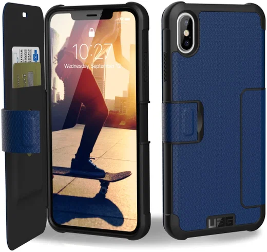 Urban Armor Gear UAG Metropolis Hoesje Apple iPhone XS Max Cobalt afbeelding 1