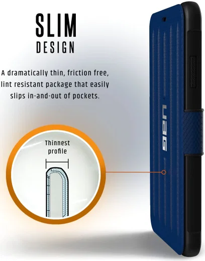 Urban Armor Gear UAG Metropolis Hoesje Apple iPhone XS Max Cobalt afbeelding 5