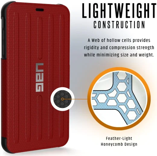 Urban Armor Gear UAG Metropolis Hoesje Apple iPhone XS Max Magma afbeelding 7