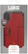 Urban Armor Gear UAG Metropolis Hoesje Apple iPhone XS Max Magma afbeelding 21