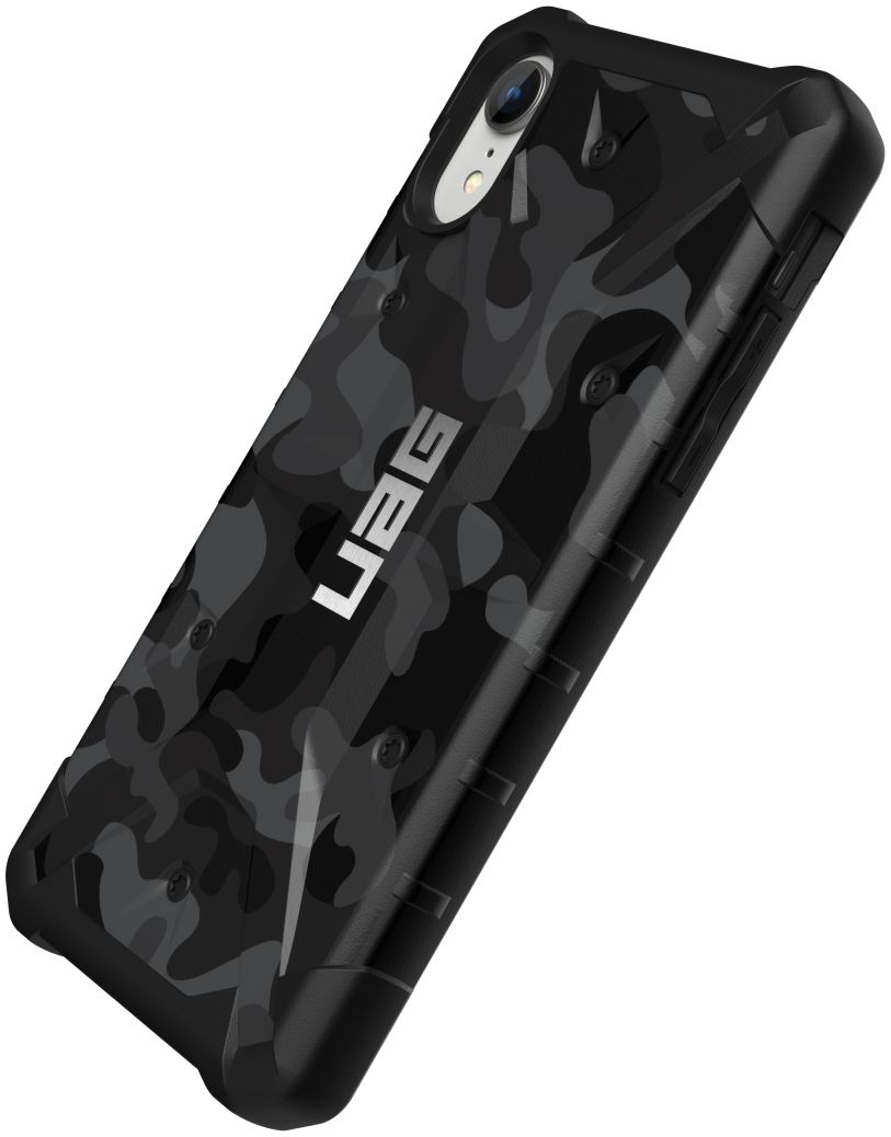 Urban Armor Gear Pathfinder Hoesje Apple iPhone XR Midnight Camo afbeelding 12