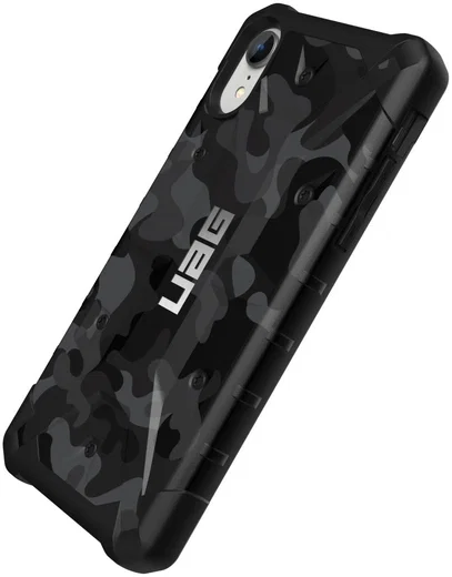 Urban Armor Gear Pathfinder Hoesje Apple iPhone XR Midnight Camo afbeelding 12
