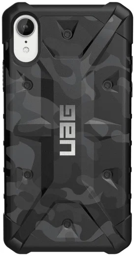 Urban Armor Gear Pathfinder Hoesje Apple iPhone XR Midnight Camo afbeelding 2