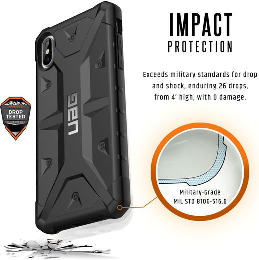Urban Armor Gear Pathfinder Hoesje Apple iPhone XS Max Black afbeelding 7
