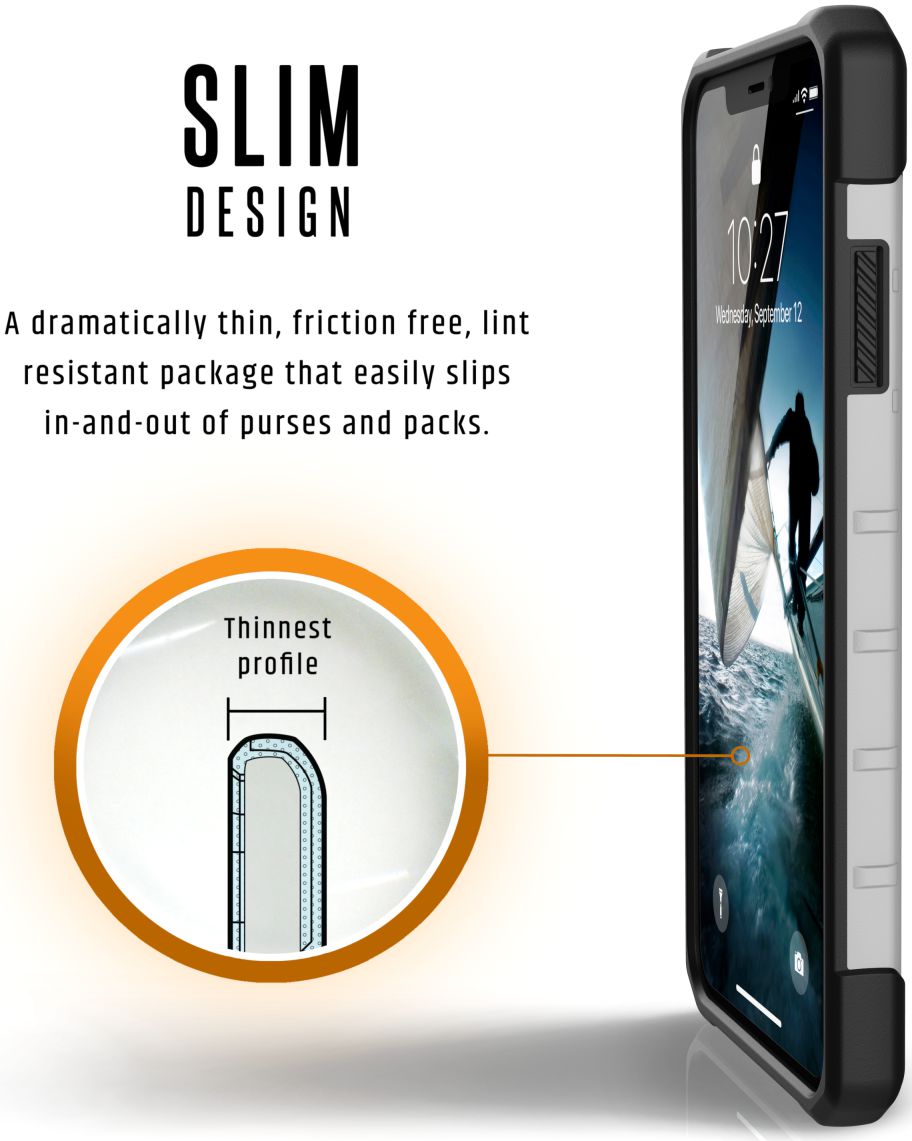 Urban Armor Gear Pathfinder Hoesje Apple iPhone XS Max White afbeelding 5