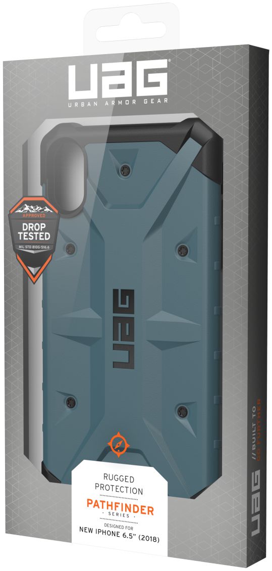 Urban Armor Gear Pathfinder Hoesje Apple iPhone XS Max Slate afbeelding 22