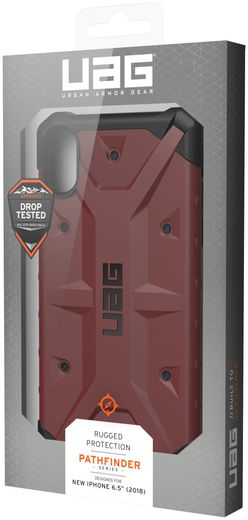 Urban Armor Gear Pathfinder Hoesje Apple iPhone XS Max Carmine afbeelding 23