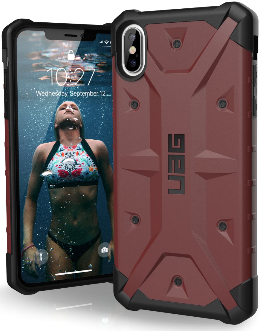 Urban Armor Gear Pathfinder Hoesje Apple iPhone XS Max Carmine afbeelding 1