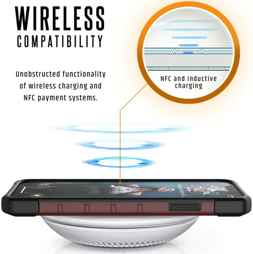 Urban Armor Gear Pathfinder Hoesje Apple iPhone XS Max Carmine afbeelding 4