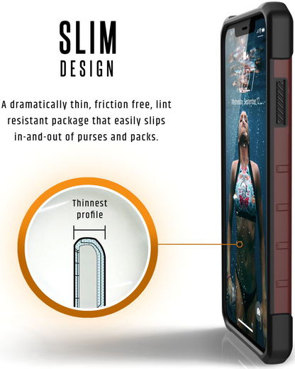Urban Armor Gear Pathfinder Hoesje Apple iPhone XS Max Carmine afbeelding 5