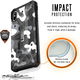 Urban Armor Gear Pathfinder Hoesje Apple iPhone XS Max Arctic Camo afbeelding 7