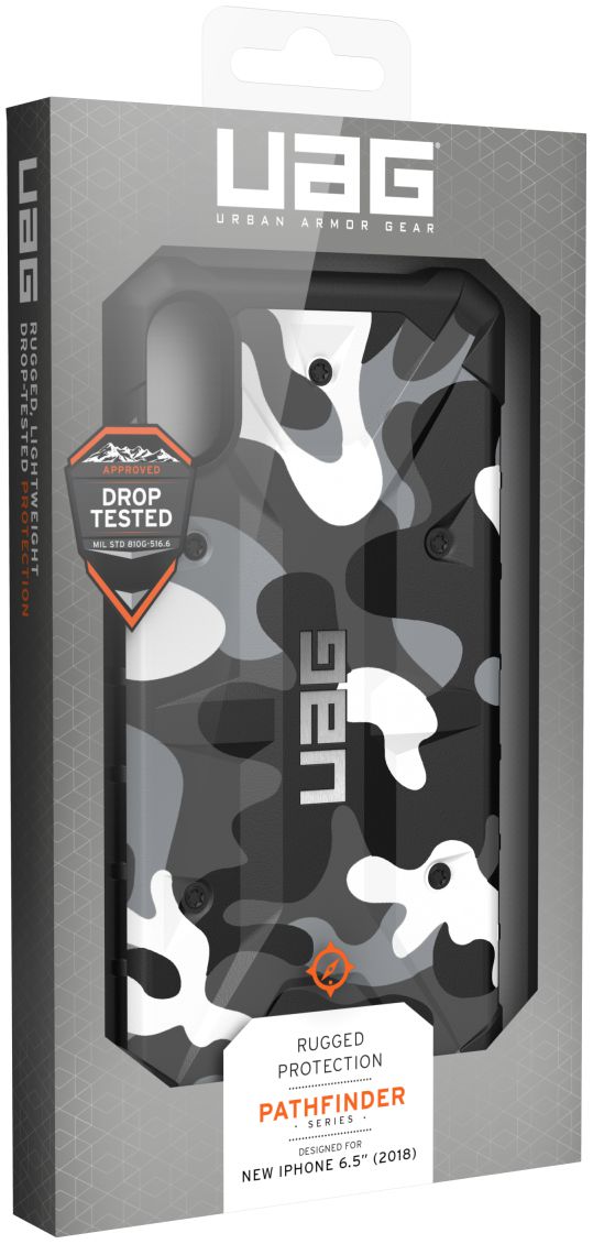 Urban Armor Gear Pathfinder Hoesje Apple iPhone XS Max Arctic Camo afbeelding 20