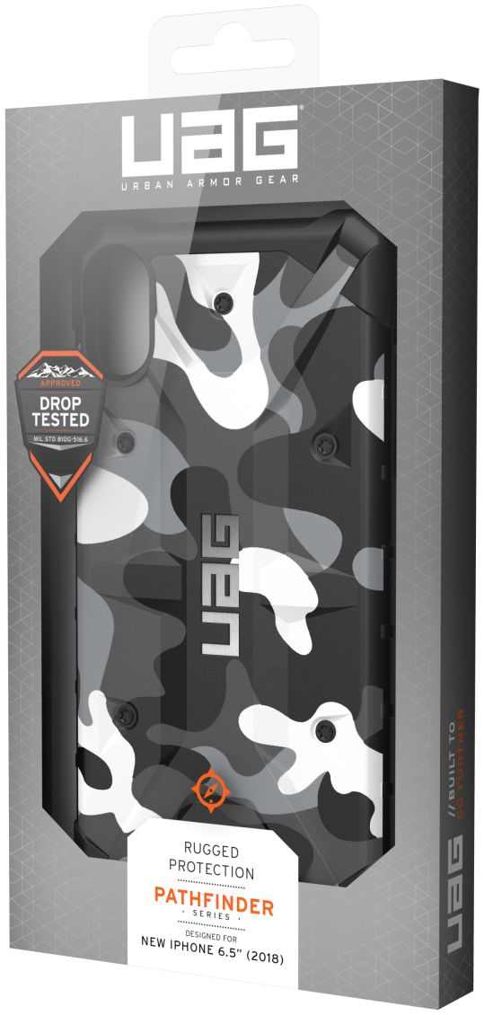 Urban Armor Gear Pathfinder Hoesje Apple iPhone XS Max Arctic Camo afbeelding 22