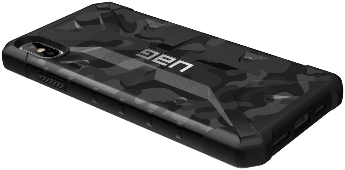 Urban Armor Gear Pathfinder Hoesje Apple iPhone XS Max Midnight Camo afbeelding 8