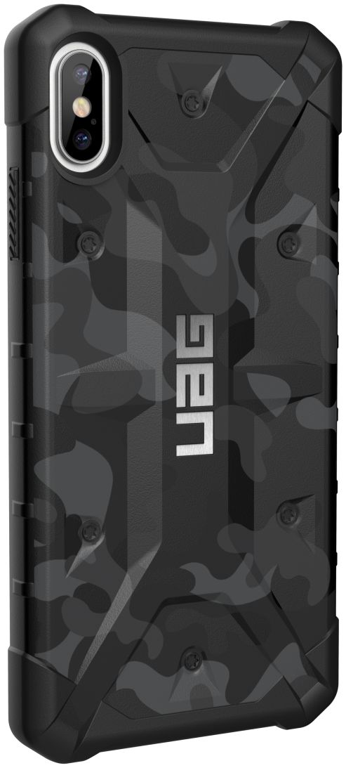 Urban Armor Gear Pathfinder Hoesje Apple iPhone XS Max Midnight Camo afbeelding 11