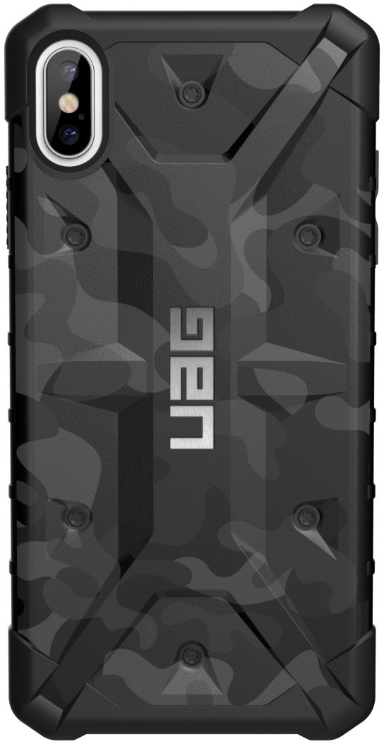 Urban Armor Gear Pathfinder Hoesje Apple iPhone XS Max Midnight Camo afbeelding 2