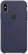 Apple iPhone X Siliconen Case Origineel Midnight Blue afbeelding 1