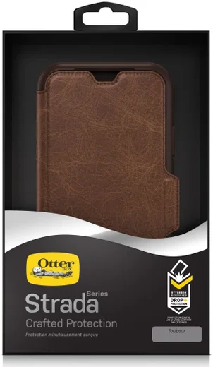 Otterbox Strada Series Apple iPhone XS / X Hoesje Book Case Espresso afbeelding 8