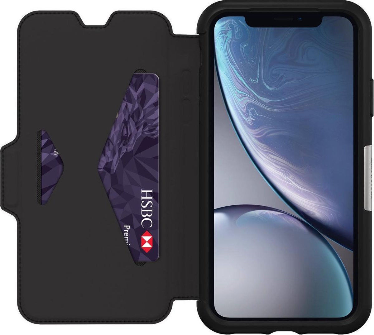 Otterbox Strada Apple iPhone XR Hoesje Book Case Zwart afbeelding 1