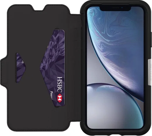 Otterbox Strada Apple iPhone XR Hoesje Book Case Zwart afbeelding 1